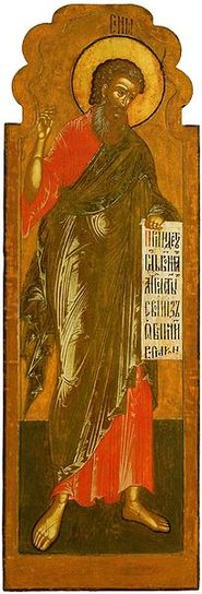 Icon of Enoch from St John Church in Korovniki